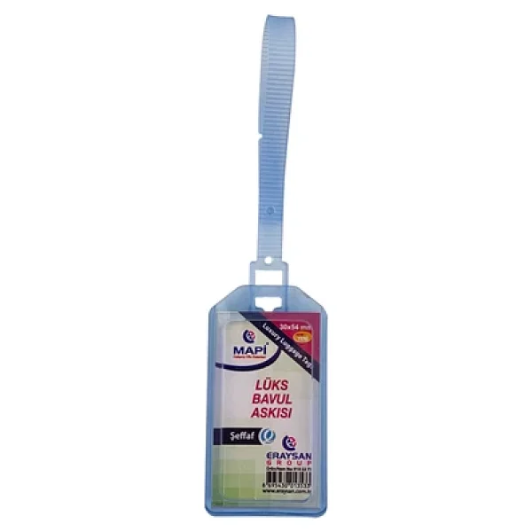 Mapı Luks Bavul Askısı (Plastık) 35x54 Seffaf Teklı - Görsel 3