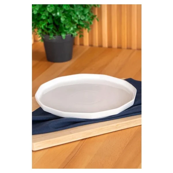 Acar Hexagon Art 6 Adet 21 Cm Porselen Tatlı Tabağı Bhm-05356 - Görsel 5