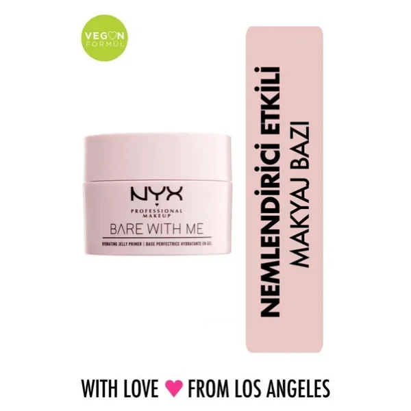 Nyx Professional Makeup Bare With Me Hydrating Jelly Primer Makyaj Bazı - Görsel 7