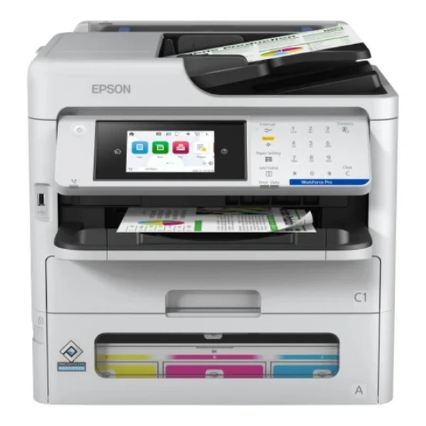 Epson Workforce Pro Wf-Em-C800rdwtf Wi-Fi Tarayıcı + Fotokopi + Faks Renkli Çok Fonksiyonlu Mürekkep Püskürtmeli Yazıcı - Görsel 6
