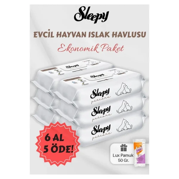 Sleepy 6 Al 5 Öde Evcil Hayvan Mendili - Görsel 3