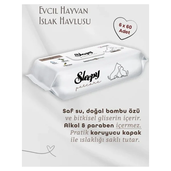 Sleepy 6 Al 5 Öde Evcil Hayvan Mendili - Görsel 4