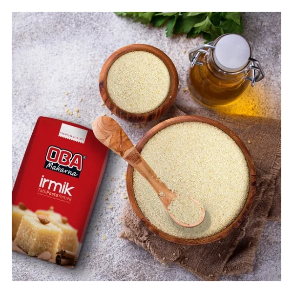 Oba Tatlılık İrmik 500 G X 20 Adet Helvalık - Şekerparelik - Görsel 6