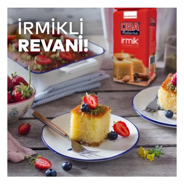 Oba Tatlılık İrmik 500 G X 20 Adet Helvalık - Şekerparelik - Görsel 5