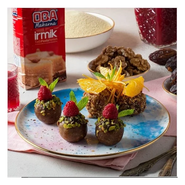 Oba Tatlılık İrmik 500 G X 20 Adet Helvalık - Şekerparelik - Görsel 8