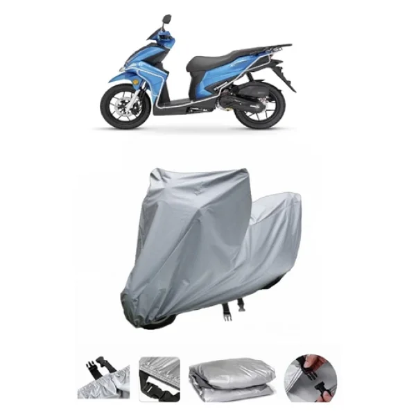 Kanuni Resa 125 Gri Motosiklet Brandası Arka Çanta Uyumlu Değildir - Görsel 6