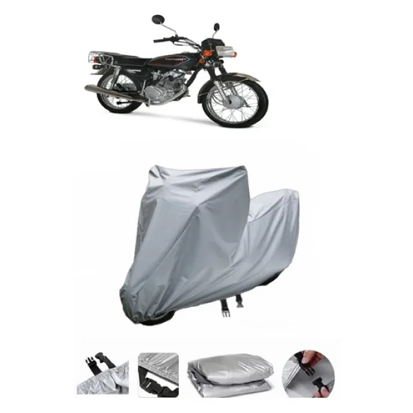 Kanuni Bora 125 Gri Motosiklet Brandası Arka Çanta Uyumlu Değildir - Görsel 6
