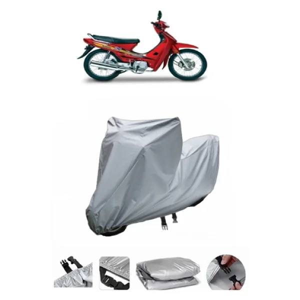 Kanuni Seyhan 100c Gri Motosiklet Brandası Arka Çanta Uyumlu Değildir - Görsel 6