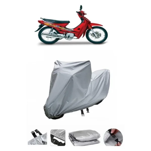 Kanuni Seyhan 150 Gri Motosiklet Brandası Arka Çanta Uyumlu Değildir - Görsel 6