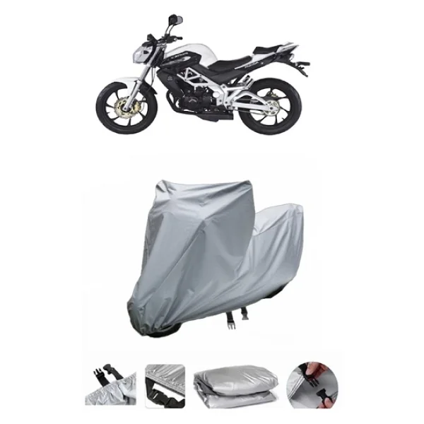 Kanuni Phantom 180 Gri Motosiklet Brandası Arka Çanta Uyumlu Değildir - Görsel 6