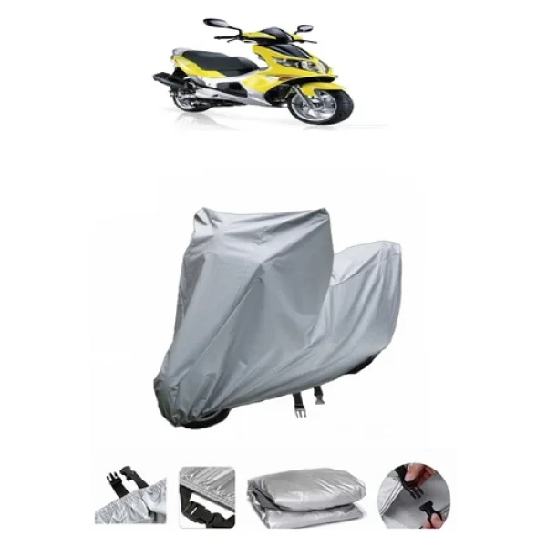 Kanuni Bobcat 150 Gri Motosiklet Brandası Arka Çanta Uyumlu Değildir - Görsel 6