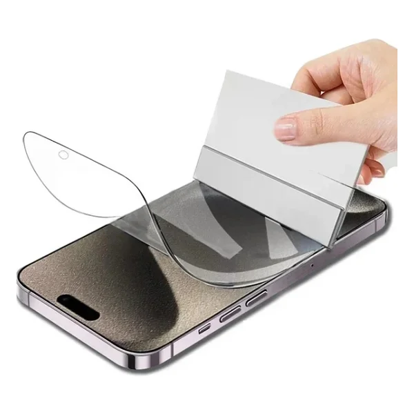 Xiaomi 15 Ultra Uyumlu Ön Body Şeffaf Ultra Ekran Koruyucu Nano Jelatin - Görsel 8