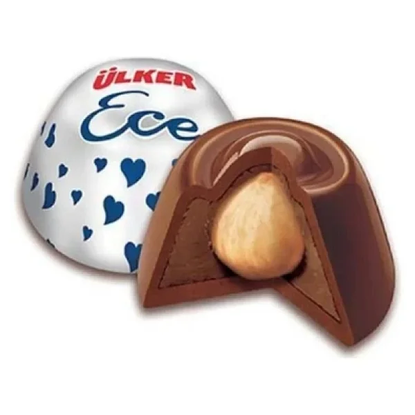 Ülker Ece Bütün Fındıklı Sütlü Çikolata 1 Kg - Görsel 4