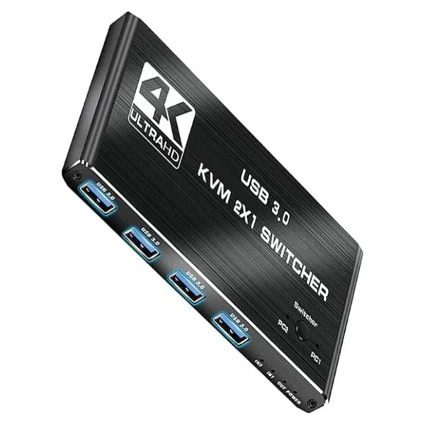 4kvm421 Kvm Switch 2x1 Hdmı 2.0 4K Ultra HD 2160p USB 3.0 Hdcp 2.3 Hdr10 400mhz Hız - Görsel 3