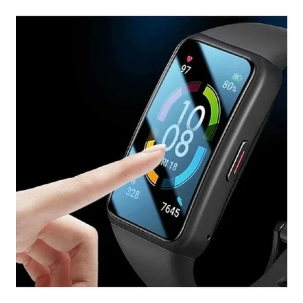 Huawei Band 6 Ekran Koruyucu Kavisli Tam Kaplayan Koruma (Pmma) - Görsel 5