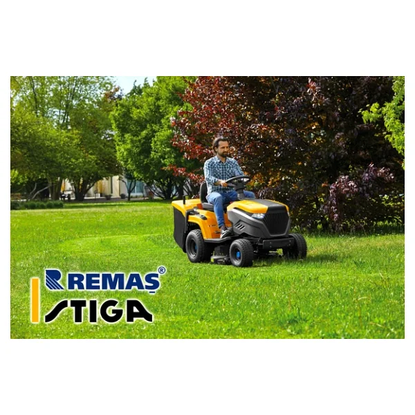 Stiga Estate 584e Akülü 40 Ah Çim Biçme Traktörü - Görsel 6