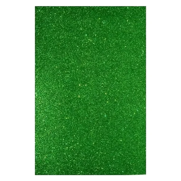 Simli Fon Kartonu 50x70 Yeşil Rulo Şeklinde - 4 Adet - Görsel 3