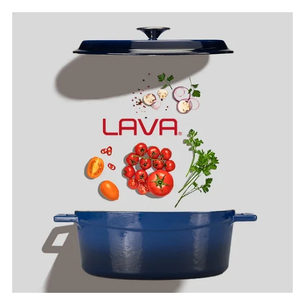 Lava Edition Oval 21x27 Cm Döküm Tencere - Görsel 9