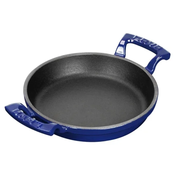 Lava Yuvarlak Yekpare Kulplu Mavi 16 Cm Döküm Sahan - Görsel 8