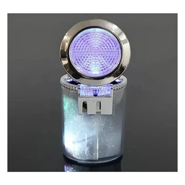 Astraled 7 Renkli RGB LED Işıklı Lüx Oto Küllük Kapaklı Spor Araç İçi Küllük Araba Küllüğü - Görsel 6