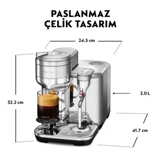 Nespresso Vertuo Creatista Pro Kapsül Kahve Makinesi - Görsel 4