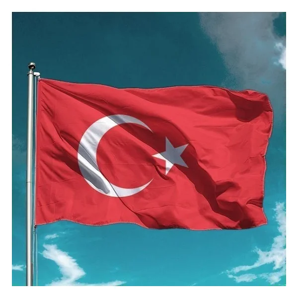 Türk Bayrağı 500x750 Cm (Raşel) Kumaş - Görsel 4