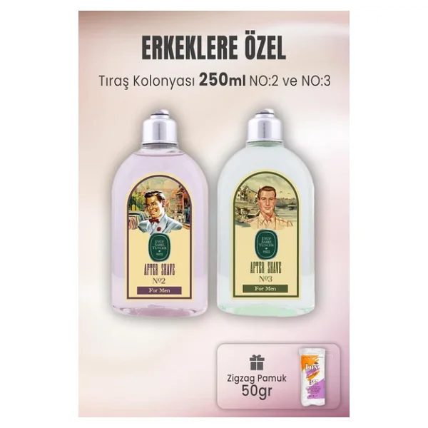 Eyüp Sabri Tuncer Tıraş Kolonyası No 2, No 3 Ve Zigzag Pamuk 50 Gr - Görsel 3