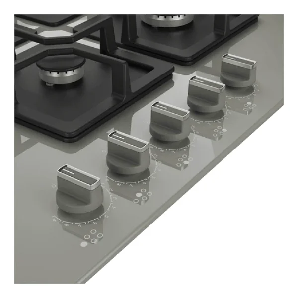 Arçelik OCD K 752-2 DWKYG Wok Gözlü Gri Cam Ankastre Ocak - Görsel 6