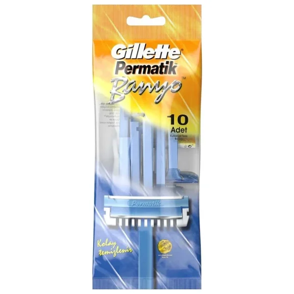 Gillette Permatik Banyo Kullan At 10'lu Tıraş Bıçağı - Görsel 3