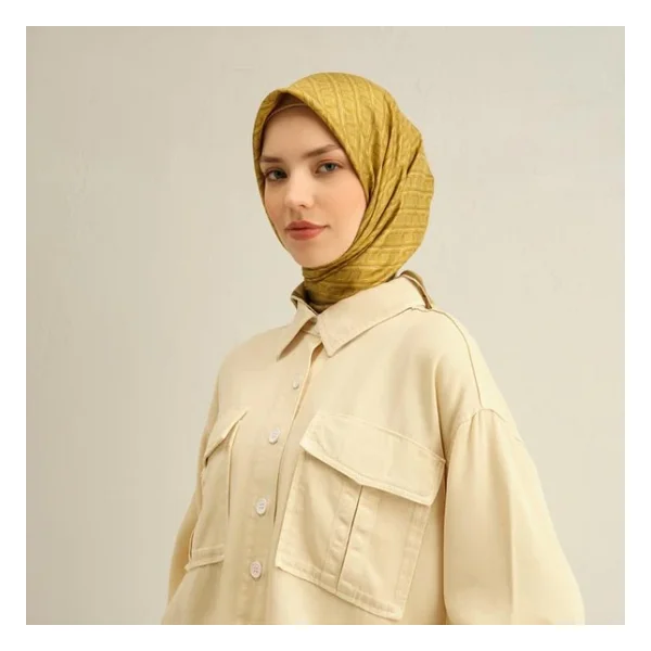 Armine E25ya9301d02 32 Dj Saf İpek Eşarp 9301d (T) - Görsel 3