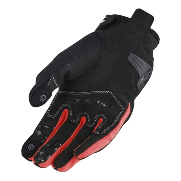 Ls2 Dart 2 Evo Erkek Siyah-Kırmızı Yazlık Motosiklet Eldiveni - Görsel 3