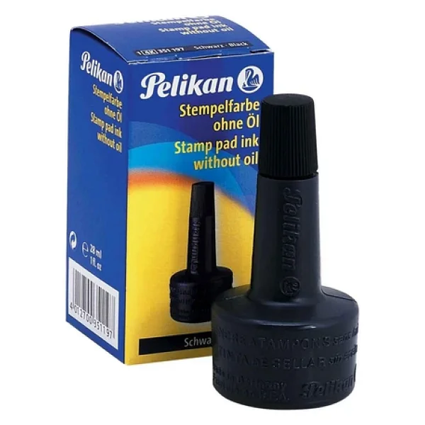 Pelikan Istampa Mürekkebi Siyah - Görsel 5
