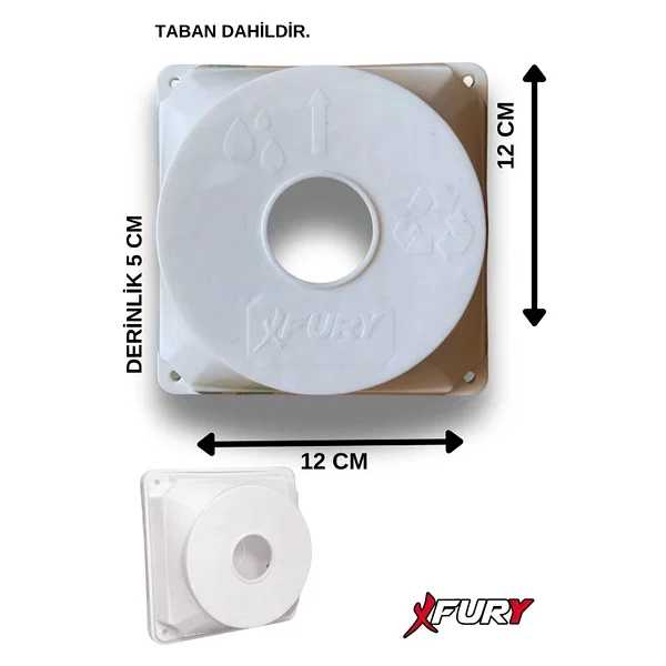 Fury 500 Lü - Beyaz Kamera Buatı Taban Dahil - Görsel 4