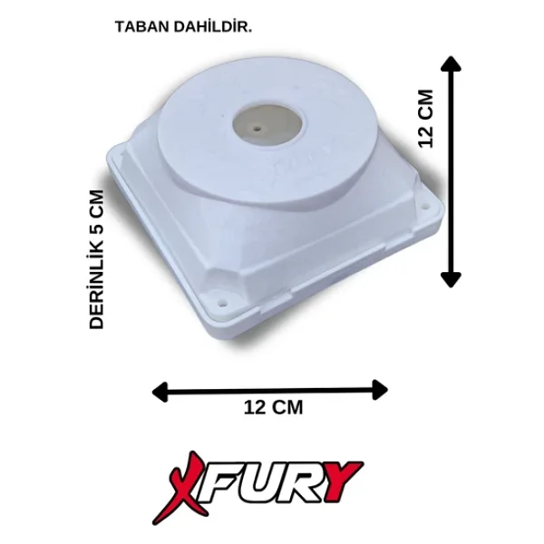 Fury 200 Lü - Beyaz Kamera Buatı Taban Dahil - Görsel 7