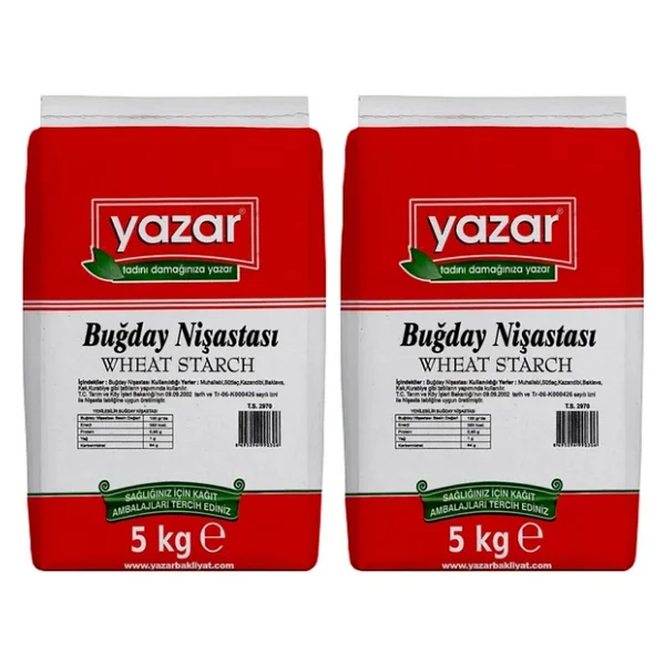Yazar Buğday Nişastası 5 Kg X 2 Paket - Görsel 2