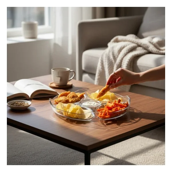 Paşabahçe Basic 10473 30 Cm Bölmeli Servis Tabağı - Görsel 6