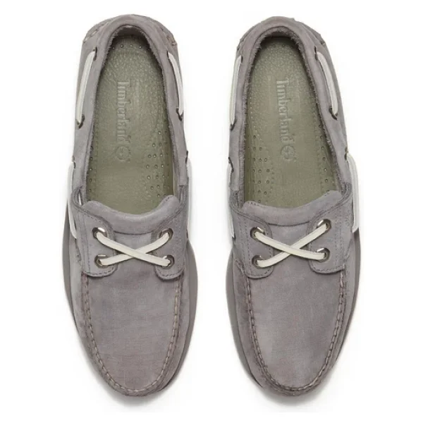 Timberland Classic Boat 2 Eye Etb0a4187el81 Gri Erkek Tekne Ayakkabısı - Görsel 6