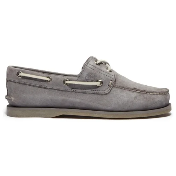 Timberland Classic Boat 2 Eye Etb0a4187el81 Gri Erkek Tekne Ayakkabısı - Görsel 3