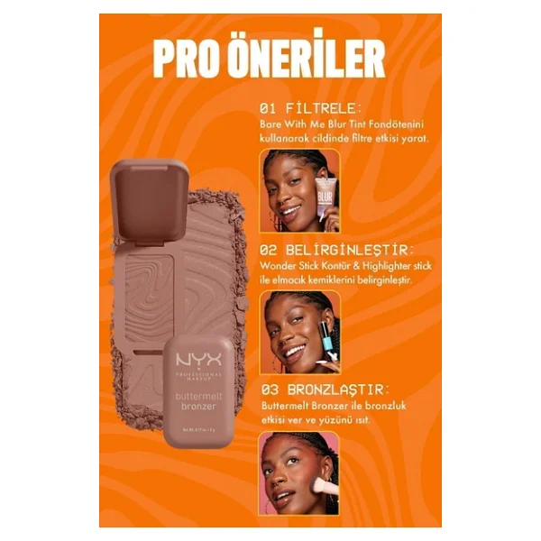 Nyx Professional Makeup Buttermelt 02 All Buttad Up Krem Bronzer - Görsel 8