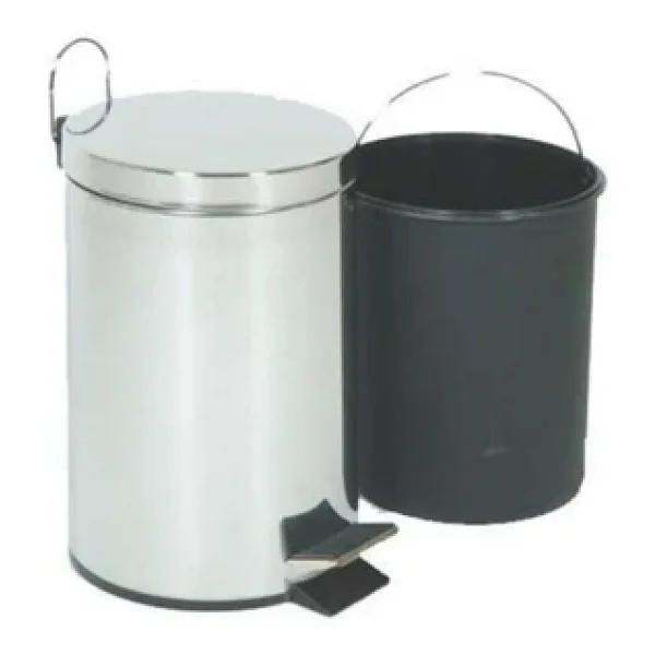 Palex 3700-305 Metal Pedallı 5 Lt Çöp Kovası - Görsel 7