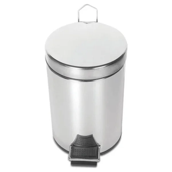 Palex 3700-305 Metal Pedallı 5 Lt Çöp Kovası - Görsel 8