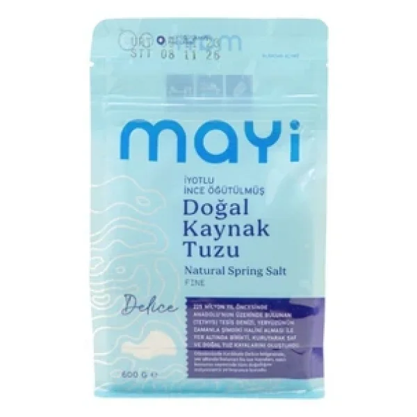 Mayi Tuz İyotlu İnce Kaynak Tuzu 600 Gr - Görsel 3
