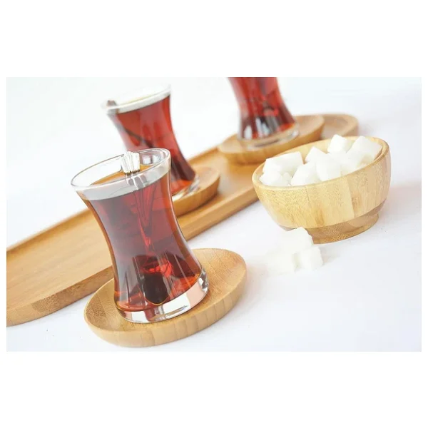 Bambum B0134 Silva Fix 6'lı Yuvarlak Çay Tabağı - Görsel 9