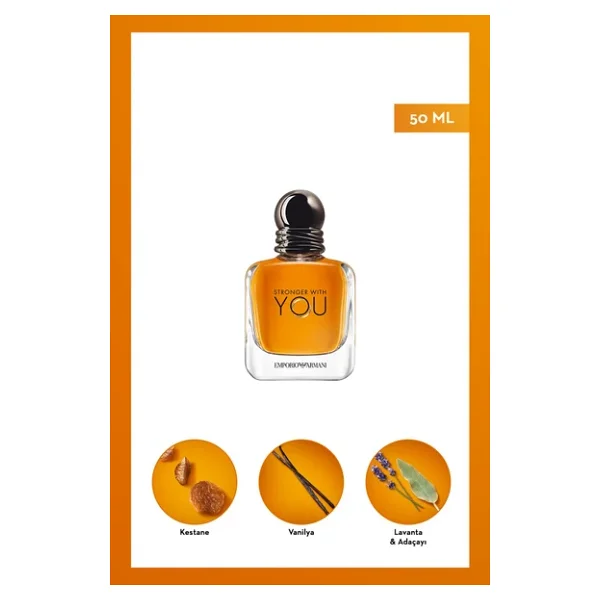 Emporio Armani Stronger With You Edt 50 Ml Erkek Parfüm - Görsel 3