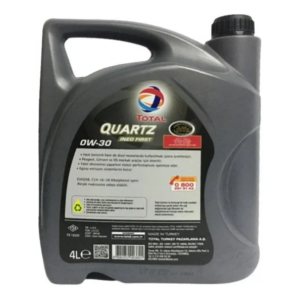 Total Quartz Ineo First 0w-30 4 Lt Motor Yağı - Görsel 5