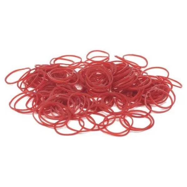 Gumi Lastik İthal Süper Maydanoz, Ispanak, Pırasa, Ambalaj, Para Lastiği 4 No Kırmızı 1kg - Görsel 4