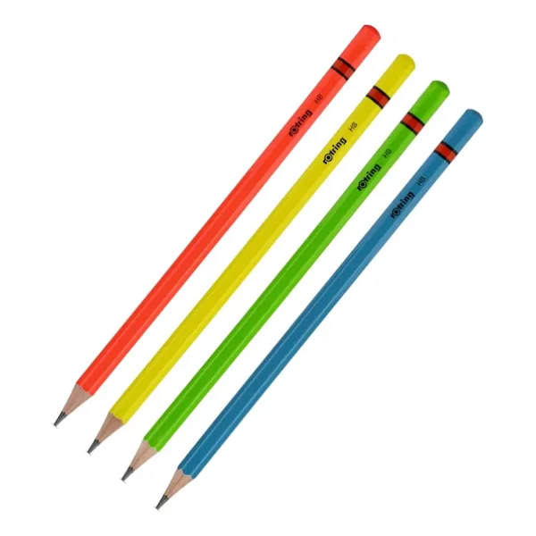 Rotring 4'lü Neon Kurşun Kalem - Görsel 5