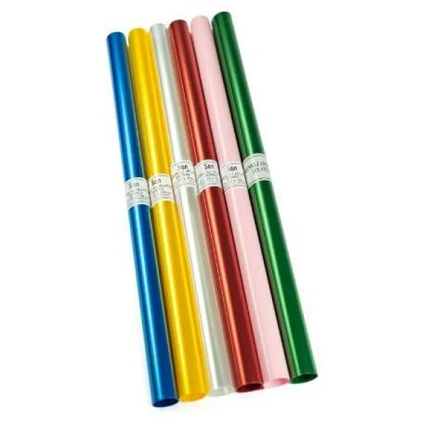 San Jelatin Renkli Şeffaf 40X150