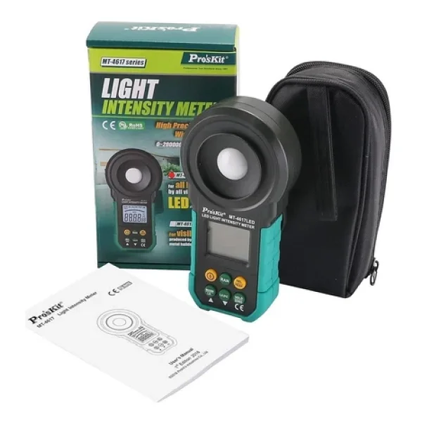Mt-4617led Proskit Lüksmetre Hassas Işık Ölçer;proskit - Görsel 3