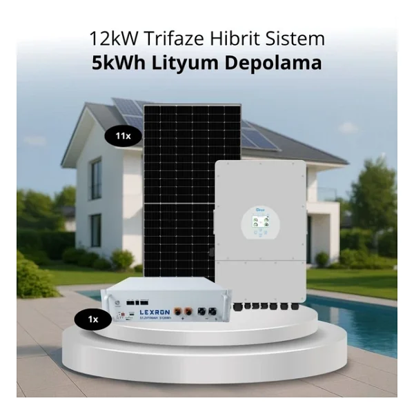 12kw Trifaze Hibrit Sistem 1 - Görsel 4